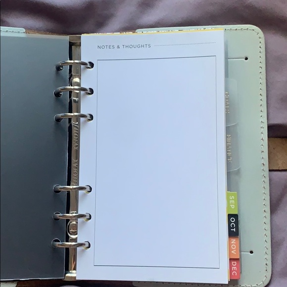 Filofax Personal Size planner and accessories